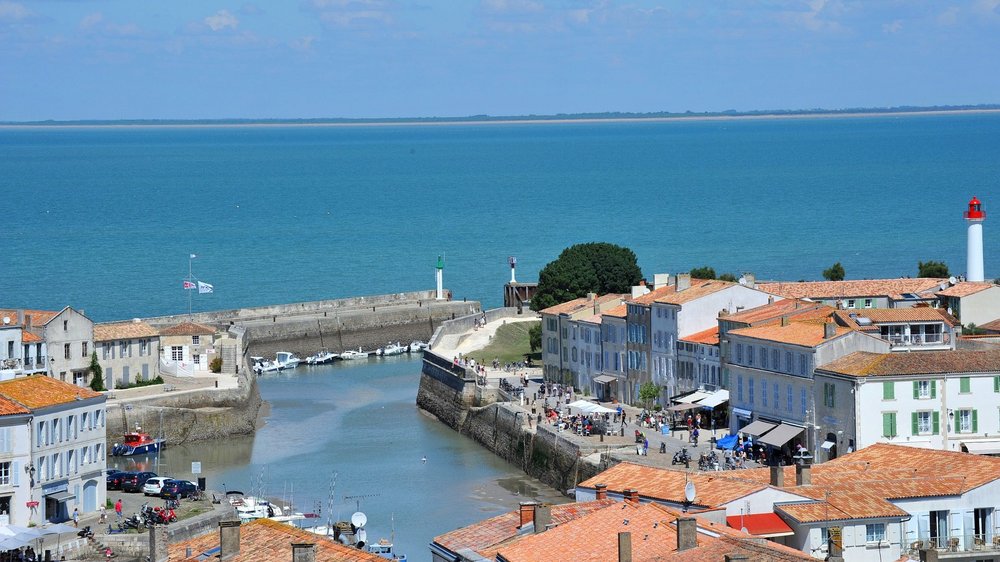 Der Hafen von Saint-Martin-de-Ré auf der Île de Ré Der Hafen von Saint-Martin-de-Ré auf der Île de Ré
