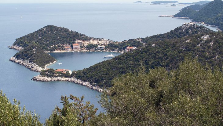 Die Bucht Zaklopatica auf der Insel Lastovo