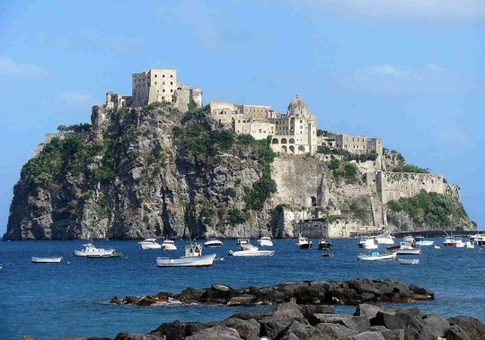Das Castello Aragonese auf Ischia Das Castello Aragonese auf Ischia