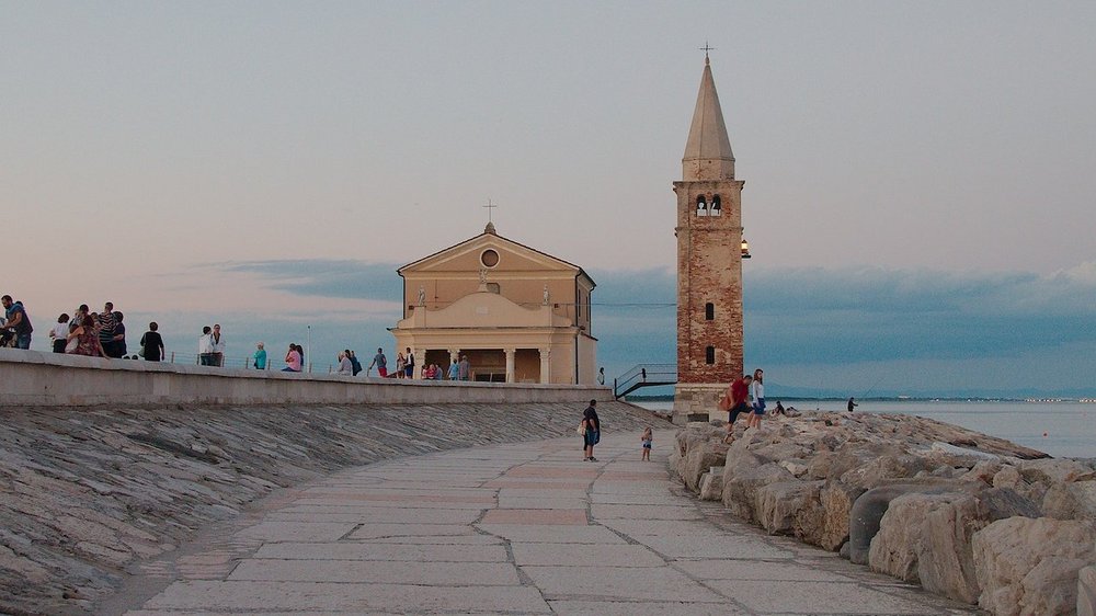 Die Kirche Madonna dell'Angelo in Caorle Die Kirche Madonna dell'Angelo in Caorle