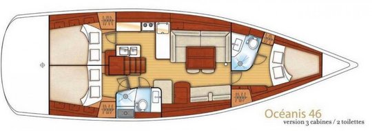 Beneteau_Oceanis_46_Layout
