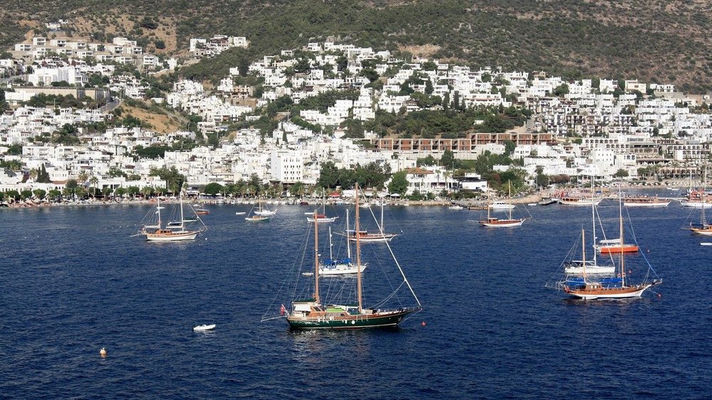 Vor Anker in Bodrum Vor Anker in Bodrum