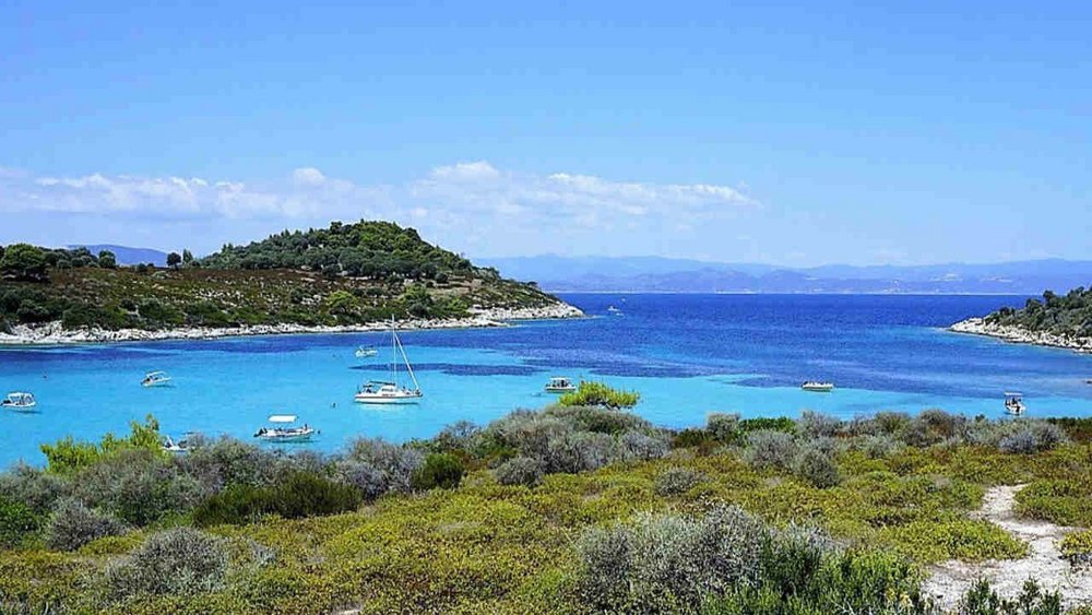 Bucht au der Halbinsel Sithonia Bucht au der Halbinsel Sithonia