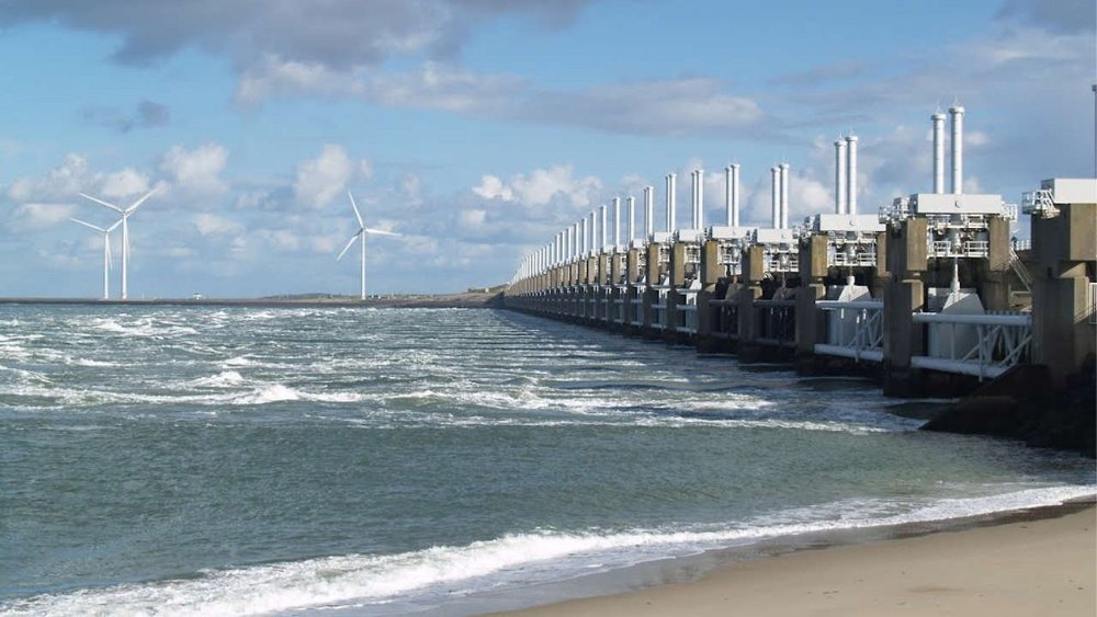 Das Oosterschelde Sperrwerk Das Oosterschelde Sperrwerk