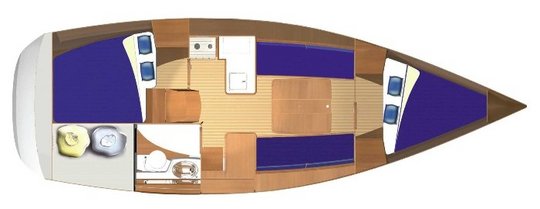 dufour-325-layout