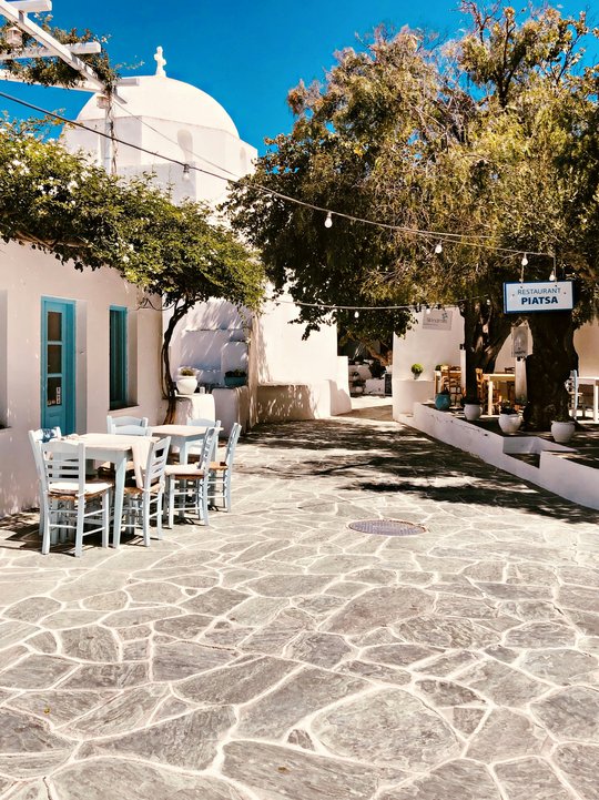 Auf der Insel Folegandros Auf der Insel Folegandros