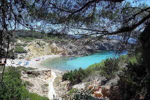 Bucht auf Ibiza Bucht auf Ibiza
