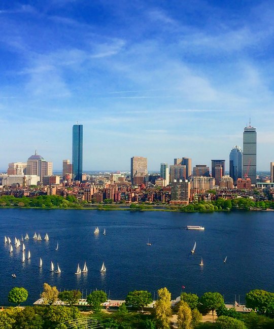 Blick auf Boston