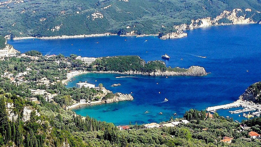 Sehr schöne Bucht auf Korfu Sehr schöne Bucht auf Korfu