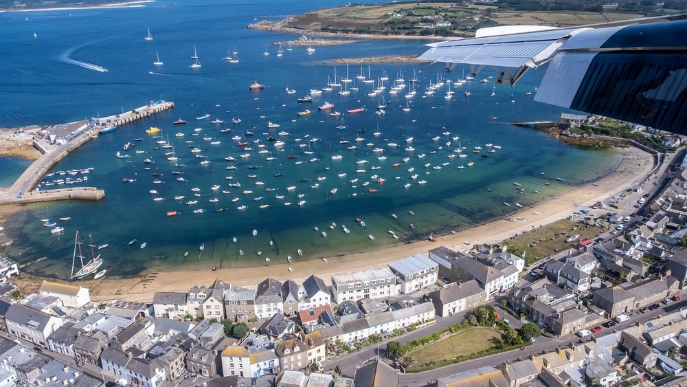 Hugh Town auf den Scilly Islands Hugh Town auf den Scilly Islands