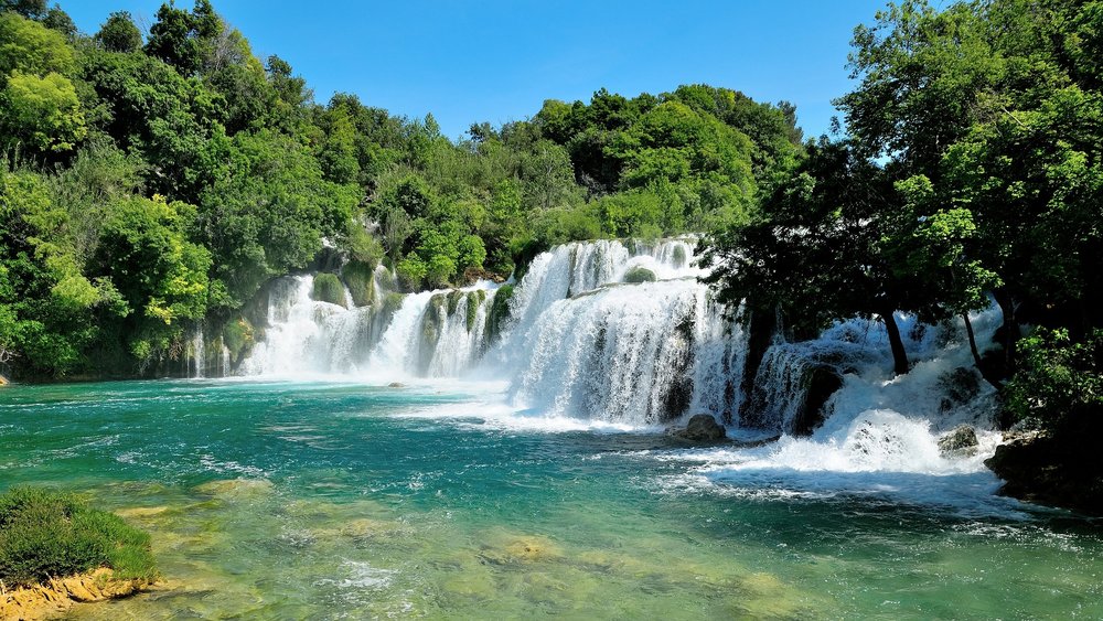 Die Krka Wasserfälle Die Krka Wasserfälle
