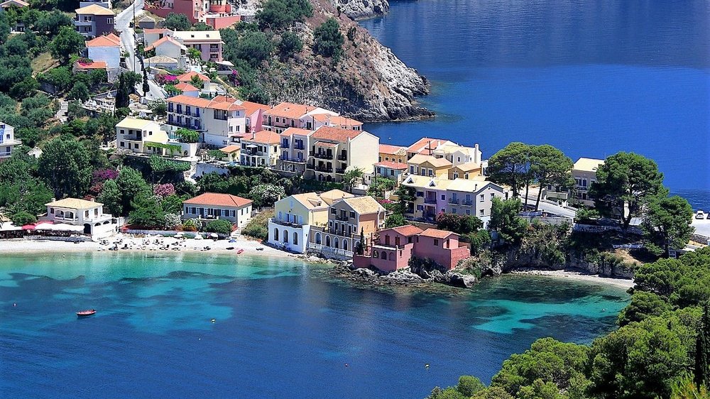 Der Ort Asos auf Kefalonia Der Ort Asos auf Kefalonia