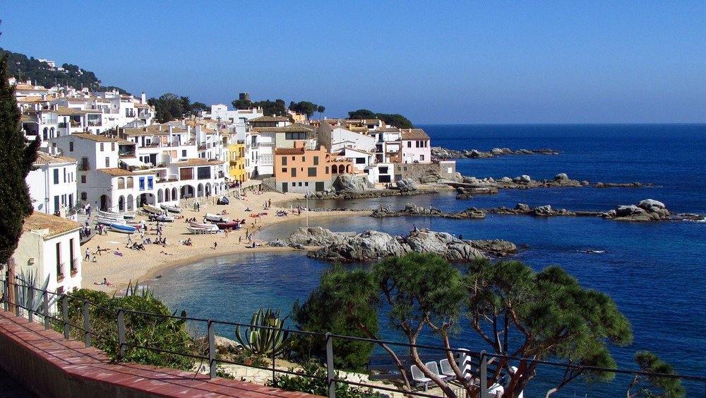 Der Ort Calella de Palafrugell Der Ort Calella de Palafrugell